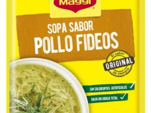 Sopa pollo fideos