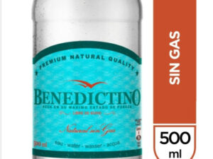Agua Purificada Benedictino Sin Gas 500ml
