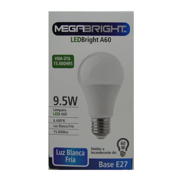 Ampolleta megabright 9.5w