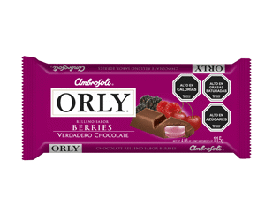 Chocolate Orly sabor berries