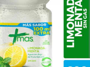 Agua Mas Limon Menta 600 Ml