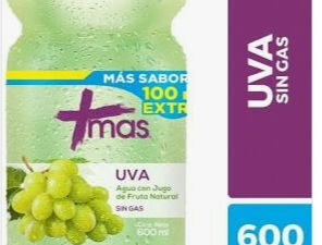 Agua Mas Uva 600 Ml