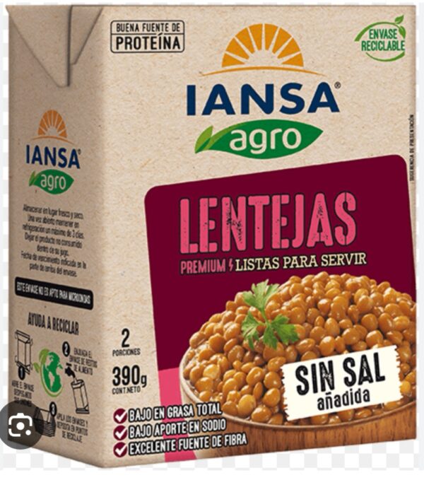 Lentejas iansa agro 390g