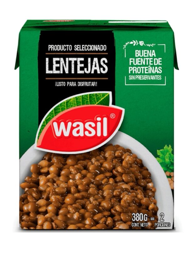 Lentejas wasil 380 g