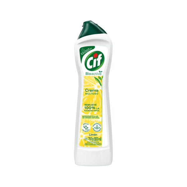 Crema multiuso limón cif 750g