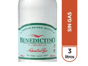 Agua Benedictino 3 Litros Sin Gas