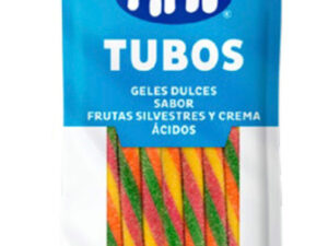 Tubos sabor frutas y crema ácidos 80g