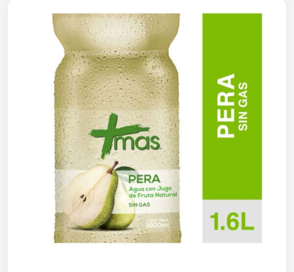 AGUA +MAS PERA 1.6 L