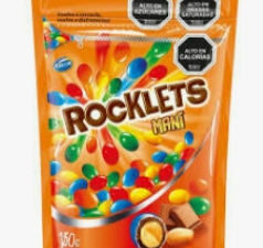 CHOCOLATE ROCKLETS MANI 130G