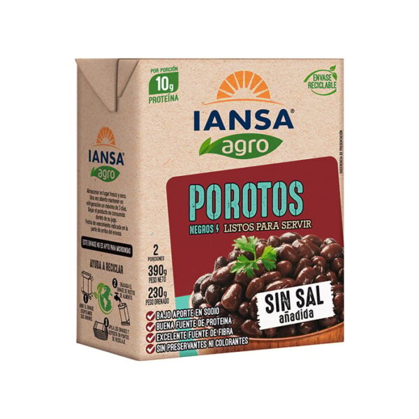 Porotos negros iansa 390g