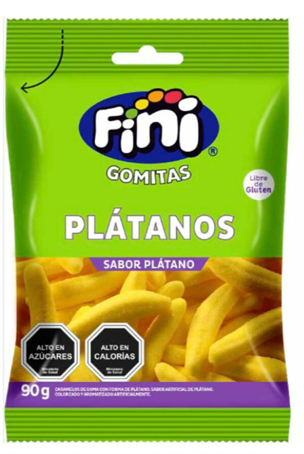 Gomitas de plátano 90g