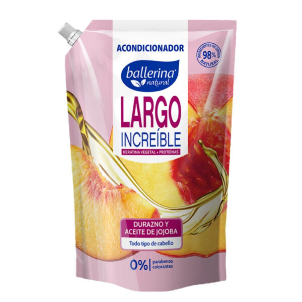 Acondicionador durazno y aceite de jojoba ballerina 750ml