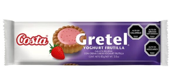 Galleta Gretel sabor frutilla