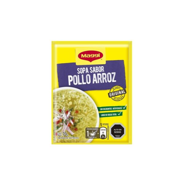 Sopa Sabor pollo arroz 70g