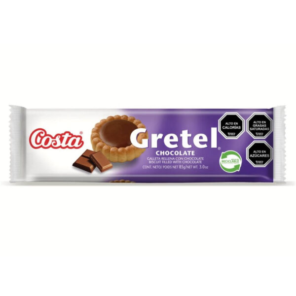 Galleta Gretel sabor chocolate