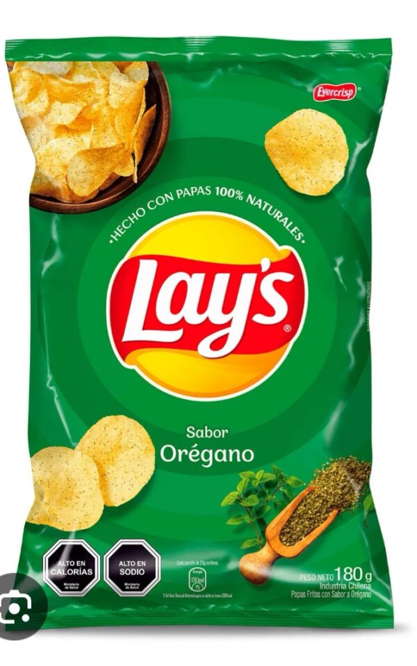 Lays sabor orégano 180g