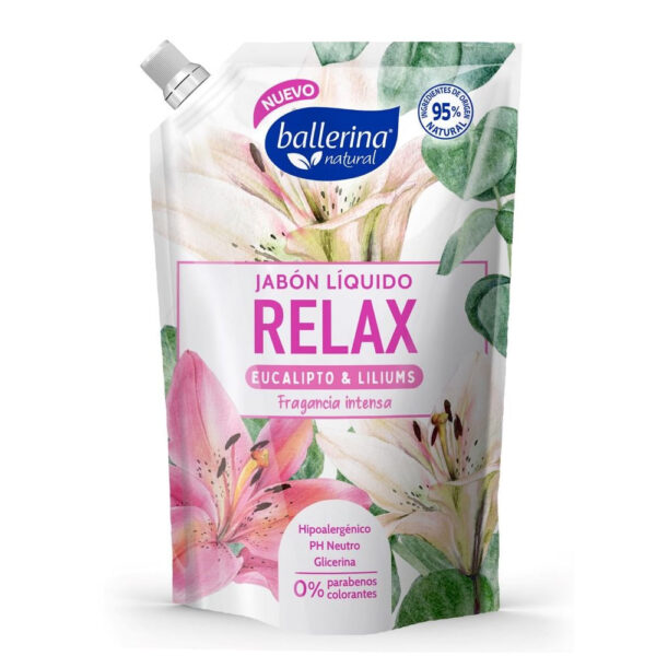 Jabón líquido relax eucalipto & liliums 750ml