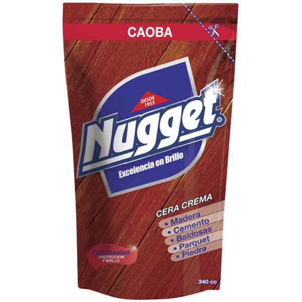 Nugget cera crema caoba 340cc