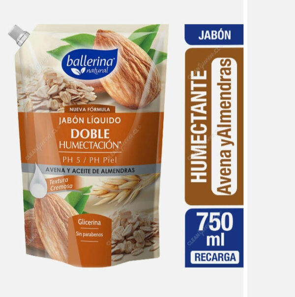 Ballerina Avena Y Aceite Almendras 750 ml