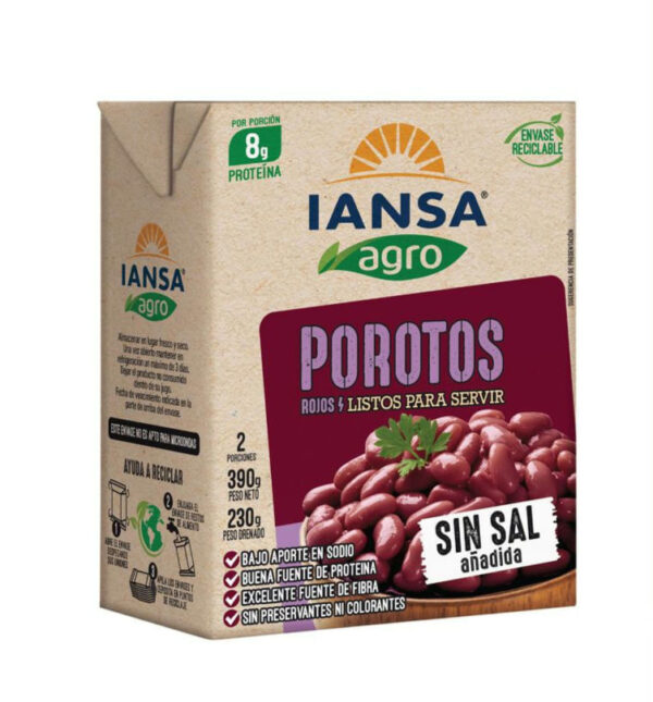 Porotos rojos iansa 390g