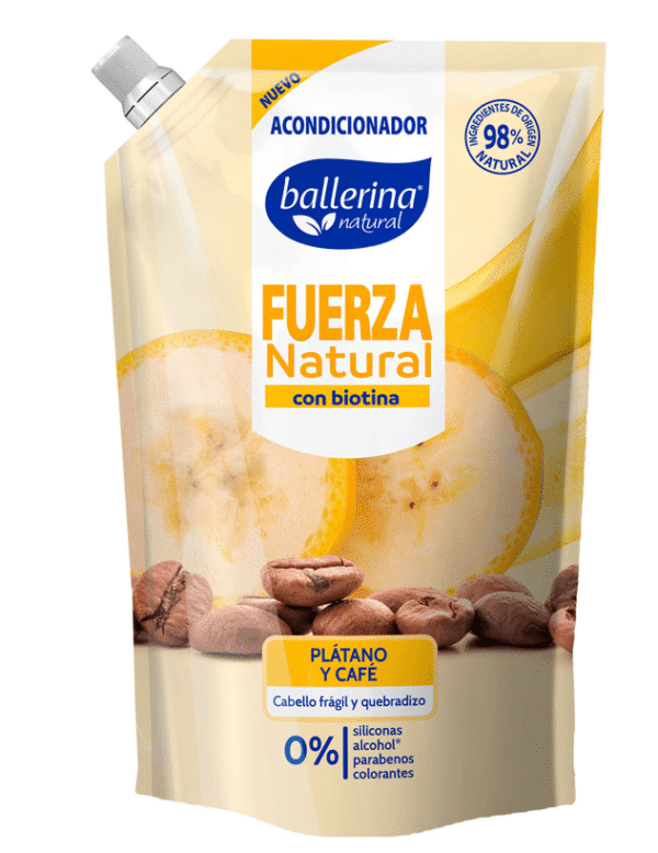 Acondicionador plátano y café ballerina 750ml