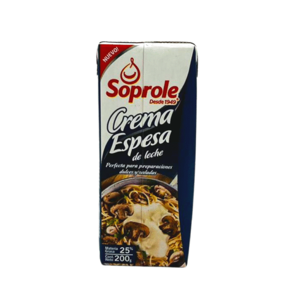 Crema de leche espesa Soprole 200g