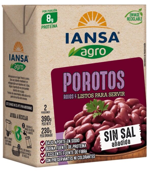 Iansa porotos rojos 390g