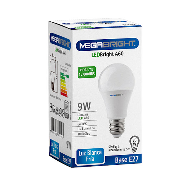 Ampolleta megabright 9.5w