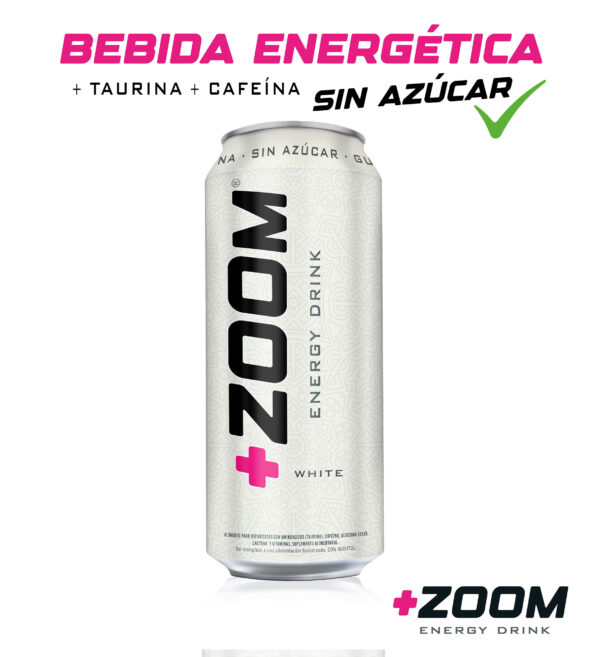 bebida energetica zoom taurina mas cafeina sinn azucar