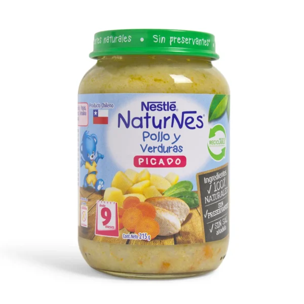 picados pollo y verduras 215g