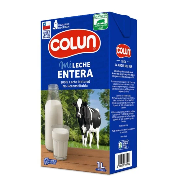 leche entera colum