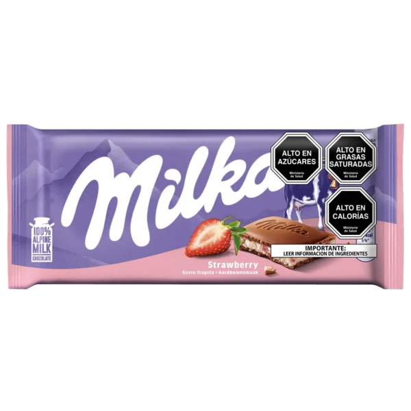 CHOCOLATE MILKA STRAWBERRY