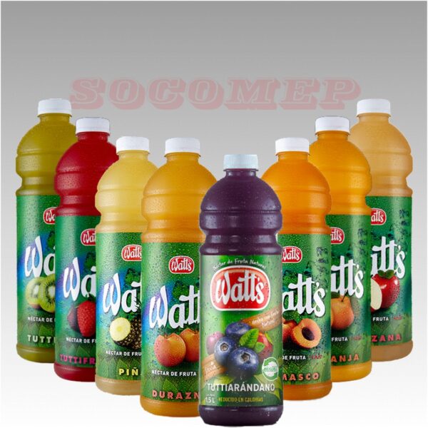 jugos watts 2 litro   todos sus sabores
