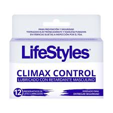 PRESERVATIVO LIFESTYLES  CLIMAX CONTROL DE 12