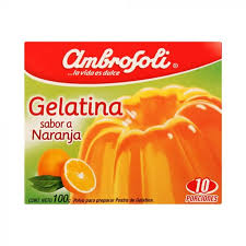 GELATINA SABOR NARAJA