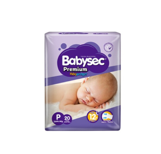 PAÑAL BABYSEC TALLA P